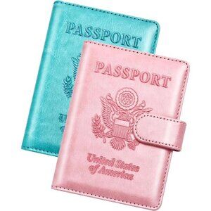 New Passport Holder for Travel Cruise Essentials, 2 Pcs Passport Cover